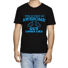 This Is What An Awesome Guy Looks Like Graphic Printed T-shirt