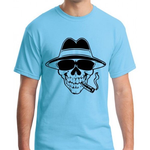Thug Skeleton Graphic Printed T-shirt