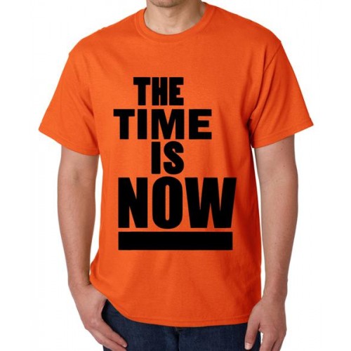 The Time Is Now Graphic Printed T-shirt