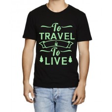 To Travel Is To Live Graphic Printed T-shirt