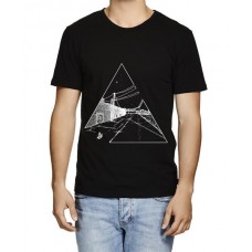 Triangle Road Graphic Printed T-shirt