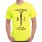 Men's Round Neck Cotton Half Sleeved T-Shirt With Printed Graphics - True Friends Stab