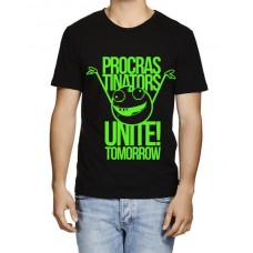 Procrastinators Unite Tomorrow Graphic Printed T-shirt