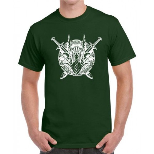 Viking Warrior Graphic Printed T-shirt