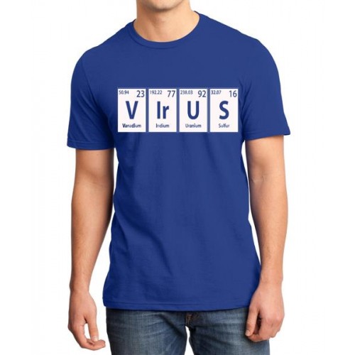 Virus Periodic Table Graphic Printed T-shirt