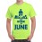 Warriors Are Born In June Graphic Printed T-shirt