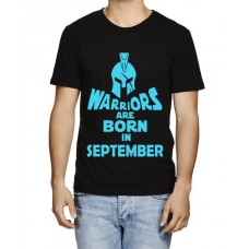 Warriors Are Born In September Graphic Printed T-shirt