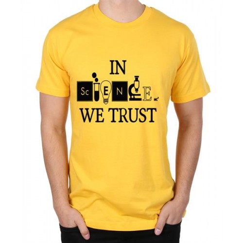 In Science We Trust Graphic Printed T-shirt