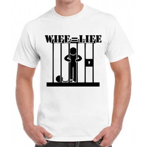 Wife Life Graphic Printed T-shirt