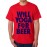 Will Yoga For Beer Graphic Printed T-shirt