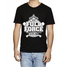 With Full Force Society Graphic Printed T-shirt