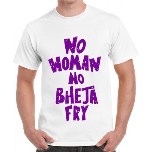 No Woman No Bheja Fry Graphic Printed T-shirt