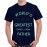 World's Greatest Farter I Mean Father Graphic Printed T-shirt