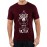 Men's Round Neck Cotton Half Sleeved T-Shirt With Printed Graphics - Yoga Hoga
