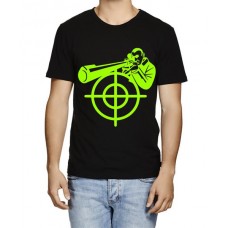 Sniper Shooter Graphic Printed T-shirt