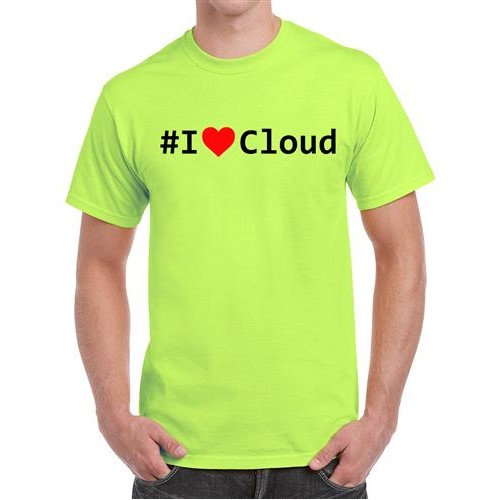 Men's I Love (Heart) Cloud T-Shirt