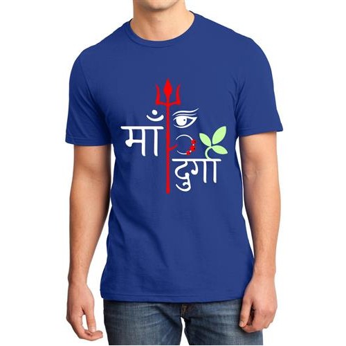 Maa Durga Marathi Graphic Printed T-shirt