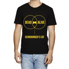 Schrodinger's Cat Dead Or Alive Graphic Printed T-shirt
