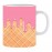 Pink Ice Cream Cone Ceramic Printed Mug