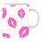 Pink Lips Pattern Ceramic Printed Mug