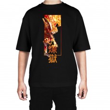 Demon Slayer Rengoku Oversized T-shirt