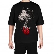 Heart Tree Oversized T-shirt