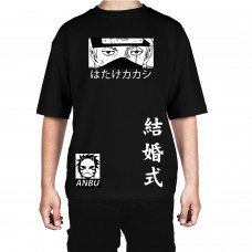 Men's Anbu Graphic Printed Oversized T-shirt