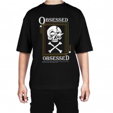 Obsessed Skeleton Oversized T-shirt
