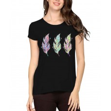 Feather Graphic Printed T-shirt