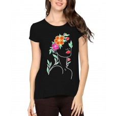 Flower Girl Graphic Printed T-shirt