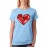 Heart Graphic Printed T-shirt