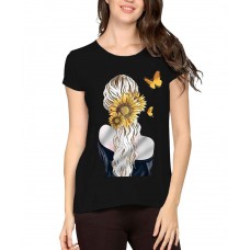 Sunflower Graphic Printed T-shirt