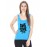 Awesome Never Give Up Graphic Printed Tank Tops
