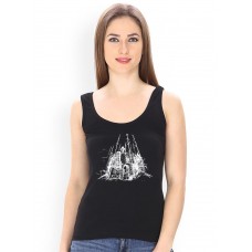 Castle House Graphic Printed Tank Tops