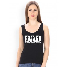 Dad The Veteran The Myth The Legend Graphic Printed Tank Tops