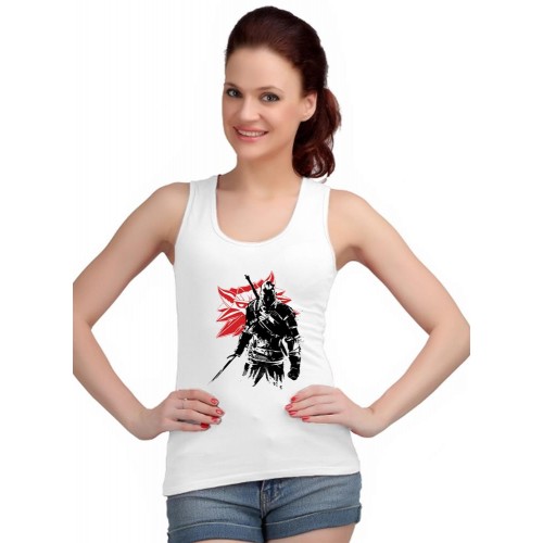Fighter Witcher Graphic Printed Tank Tops
