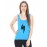 Fire Tiger Sign Graphic Printed Tank Tops