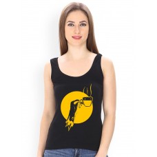 Hand With Coffee Graphic Printed Tank Tops