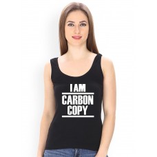 I Am Carbon Copy Graphic Printed Tank Tops