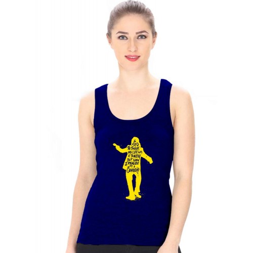 I Used To Think My Life Was A Tragedy But Now I Realize It's A Comedy Graphic Printed Tank Tops