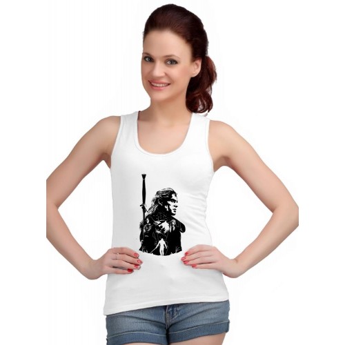 Life Witcher Graphic Printed Tank Tops
