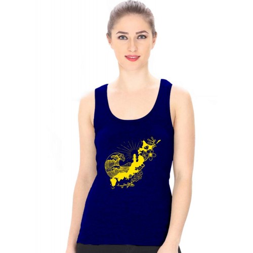 Lighthouse Sea Graphic Printed Tank Tops