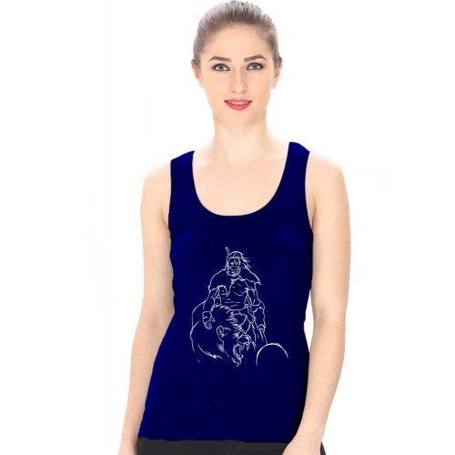 Lion Power Graphic Printed Tank Tops