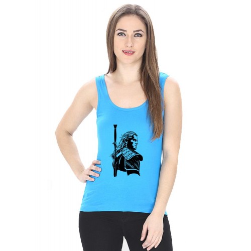 Man Witcher Graphic Printed Tank Tops