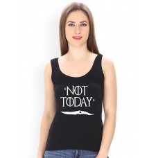 Not Today Graphic Printed Tank Tops