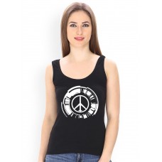 Peace Graphic Printed Tank Tops
