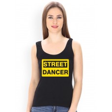 Street Dancer Graphic Printed Tank Tops