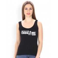We Are In The Endgame Now Graphic Printed Tank Tops