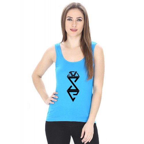 Witcher Signs Graphic Printed Tank Tops