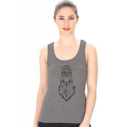 Wood Warrior Graphic Printed Tank Tops
